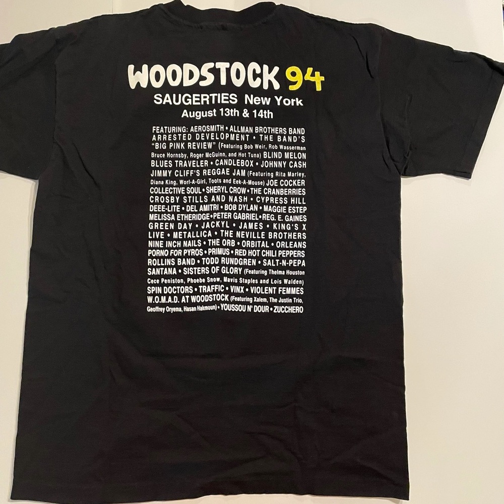 Vintage Woodstock 1994 Concert Tee - Picture 2 of 12